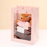 Pink Rose & Teddy Bear Bouquet