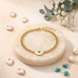 Classic Heart Charm Golden Bracelet