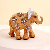 Small Baby Elephant with Silver Ears  Showpiece