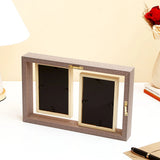 Dual Space Wooden Photo Frame