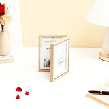 Rotatable Wooden Photo Frame - 10 CM x 15 CM