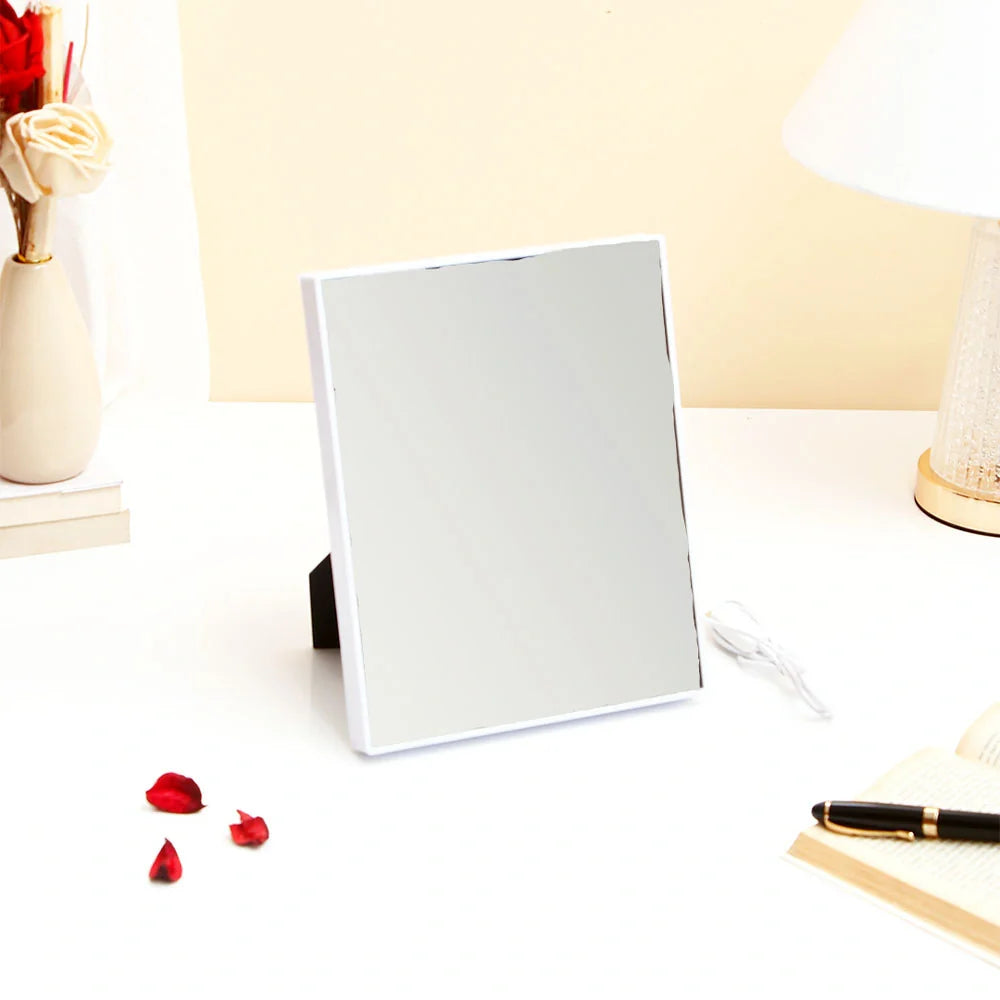 Couple Rings LED Magic Mirror Photo Frame