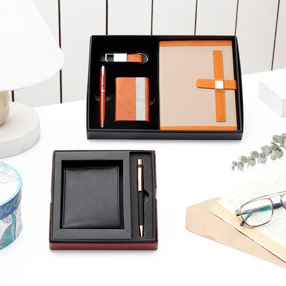 Notebook Set With Black Wallet Set