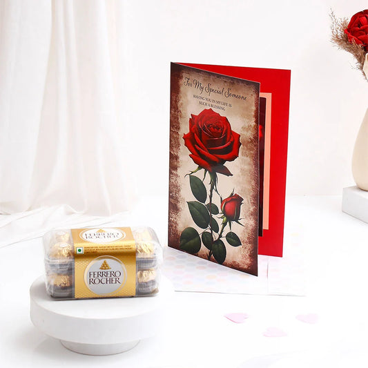 Ferrero Rocher With For My Special Someone Greeting Card and Envelope