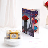 Ferrero Rocher With For My One and Only Love Greeting Card and Envelope