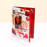 Hersheys Chocolate With For My Sweet Heart 20 Reasons Why Greeting Card and Envelope