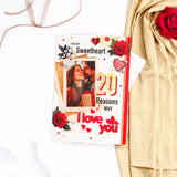 Pink Mini Teddy Bear with Lindt Chocolate and Greeting Card