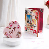 Geisha Chocolate With My Dear Wife 20 Reasons Why Greeting Card and Envelope