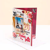 Geisha Chocolate With My Dear Wife 20 Reasons Why Greeting Card and Envelope