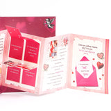 Lindt Chocolate With My Dear Wife 20 Reasons Why Greeting Card and Envelope