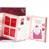 Geisha Chocolate With My Dear Husband 20 Reasons Why Greeting Card and Envelope