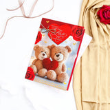 Sweetheart Teddy Bear with Lindt Chocolate and Greeting Card