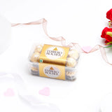 Sweetheart Love Teddy Greeting Card With Rose and Ferrero Rocher