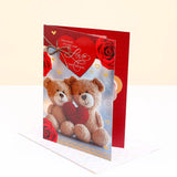 Romantic Greeting Card With Love Mug and Rose