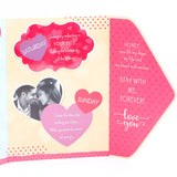 Darling You Are So Loved Greeting Card With Rose and Chocolates