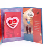 You Are My Heart and Soul Greeting Card With Rose and Chocolates