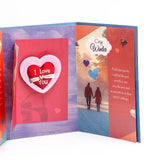 You Are My Heart and Soul Greeting Card With Rose and Ferrero Rocher