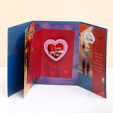 Archies UXR Perfume With Greeting Card and Rose