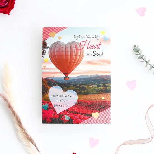 You Are My Heart and Soul Greeting Card With Envelope