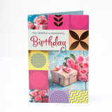 Pack Of 2 Wonderful Birthday Greeting Card