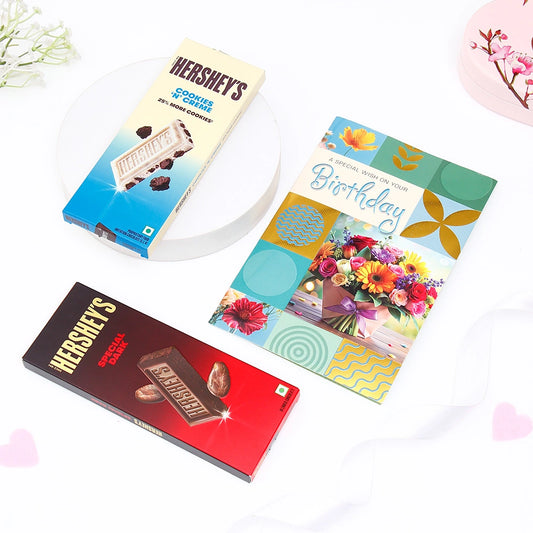 Special Birthday Greeting Card With Chocolates