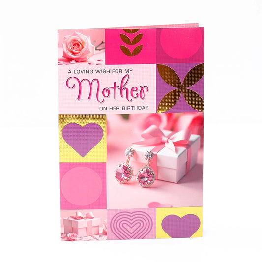 Loving Wish Birthday Greeting Card For Mother