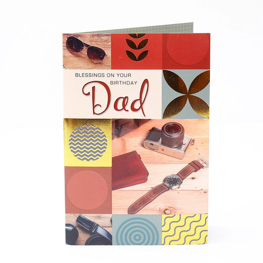 Blessings On Birthday Greeting Card For Father