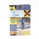 Celebrating Birthday Greeting Card For Son With Chocolates