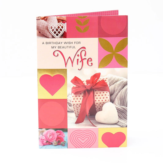 Celebrate Birthday Greeting Card For Wife With Chocolates