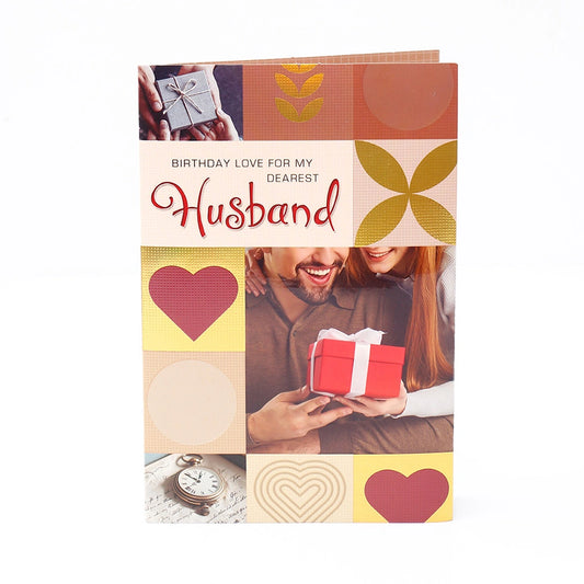 With Love Birthday Greeting Card For Husband