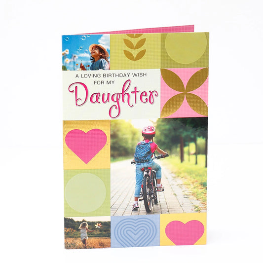 Loving Birthday Greeting Card For Daughter With Chocolates