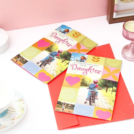 Pack Of 2 Loving Birthday Greeting Card For Daughter