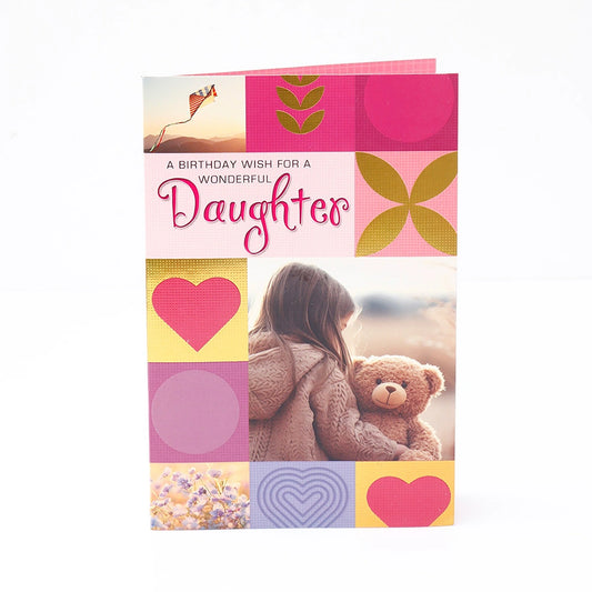 Warm Wishes Birthday Greeting Card For Daughter