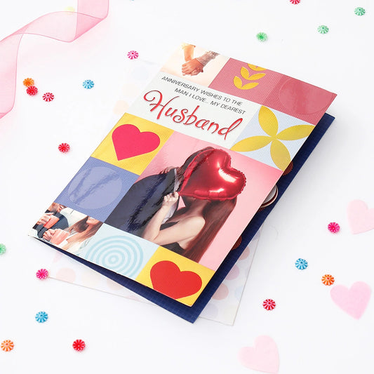 Dearest Anniversary Greeting Card For Husband