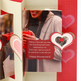 Dearest Anniversary Greeting Card For Wife With Chocolates