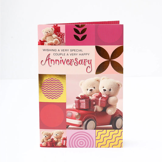Anniversary Greeting Card For Special Couple With Chocolates