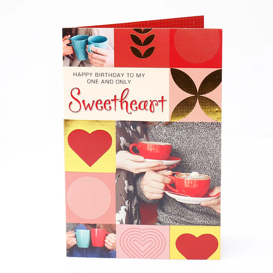 Happy Birthday Greeting Card For Sweetheart