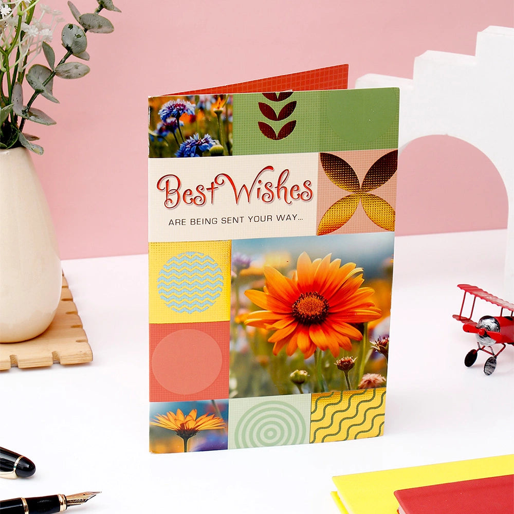 Cheerful Best Wishes Greeting Card