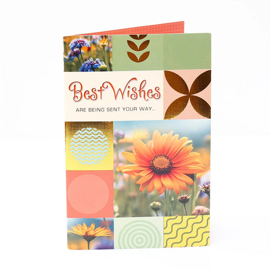 Cheerful Best Wishes Greeting Card