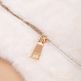 White Fluffy Faux Fur Tote Bag