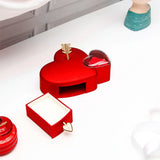 Cupid's Arrow Double Heart Jewellery Box