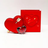 Cupid's Arrow Double Heart Jewellery Box