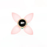 Forever Love Proposal Pink Rose Ring Holder