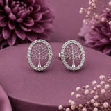 Silver Tree of Life Pendant and Earring Set