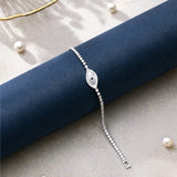 Evil Eye Cubic Zirconia Tennis Bracelet