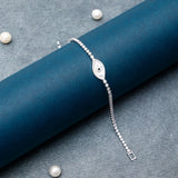 Evil Eye Cubic Zirconia Tennis Bracelet