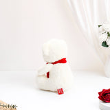 Adorable White Mini Teddy Bear