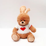Brown Bunny in Heart T-Shirt
