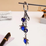 Evil Eye Turtle Keychain