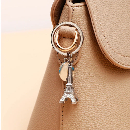 Eiffel Tower Charm Keychain